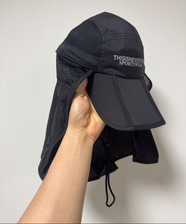 MUSINSA | thisisneverthat® Long Bill Sun Sport Cap Black