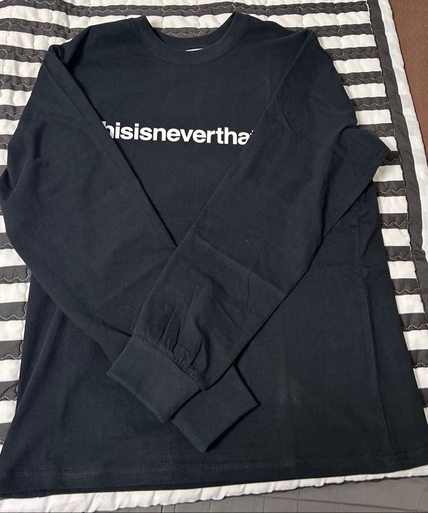 MUSINSA | thisisneverthat® T-Logo L/S Tee Light Navy