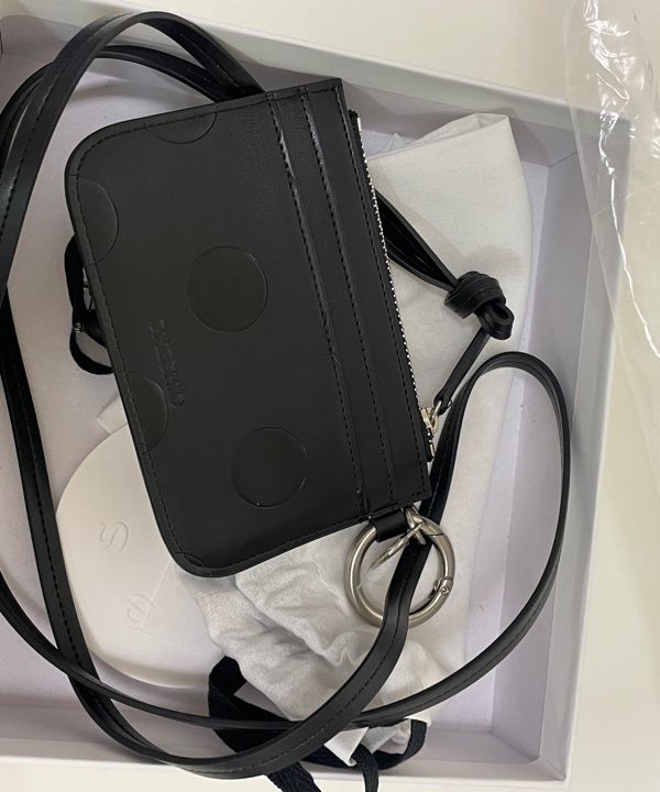 【OHESHIO】DOT CROSS CARD WALLET カードケース / コインケース MUSINSA公式 | OHESHIO DOT CROSS CARD WALLET, BLACK