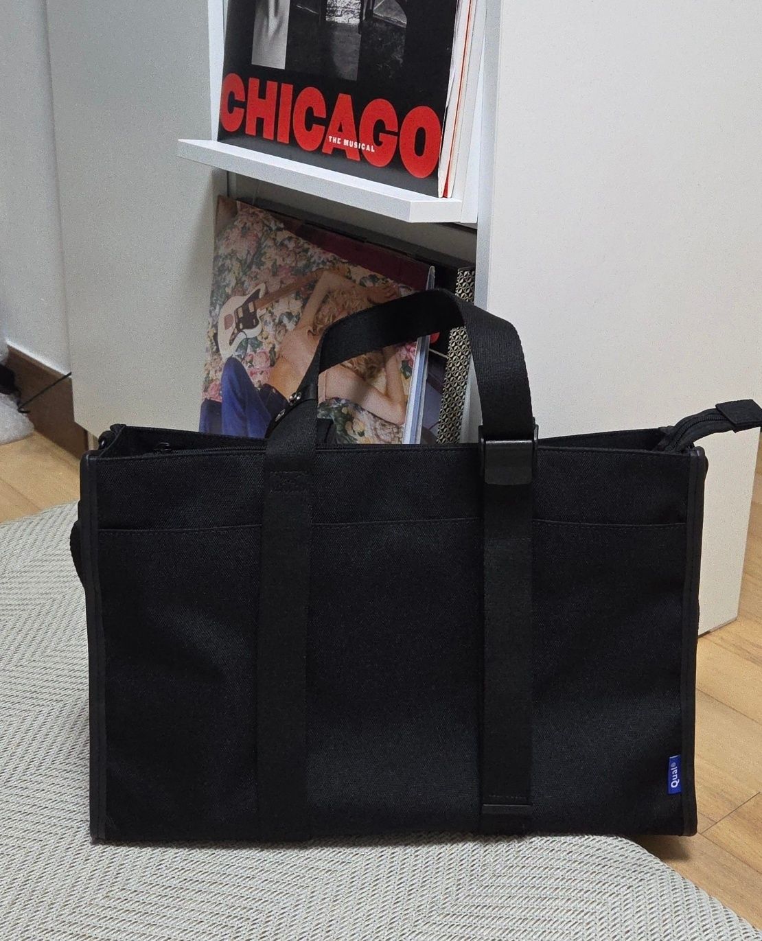 トートバッグ qualpack Essential Tote Bag 331 Vegan Leather Gray QC331_pu MUSINSA | QUALPACK Essential Tote Bag 331 Vegan Leather Gray