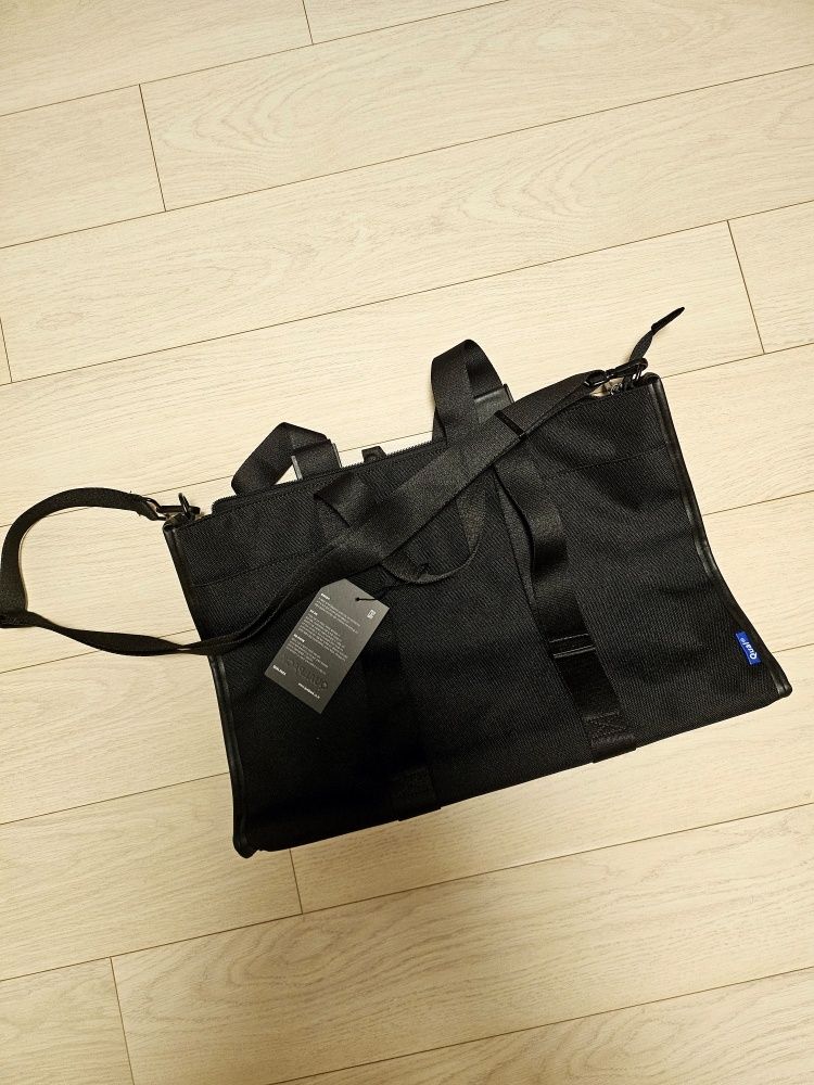 トートバッグ qualpack Essential Tote Bag 331 Vegan Leather Black QC331_p MUSINSA | QUALPACK Essential Tote Bag 331 Black