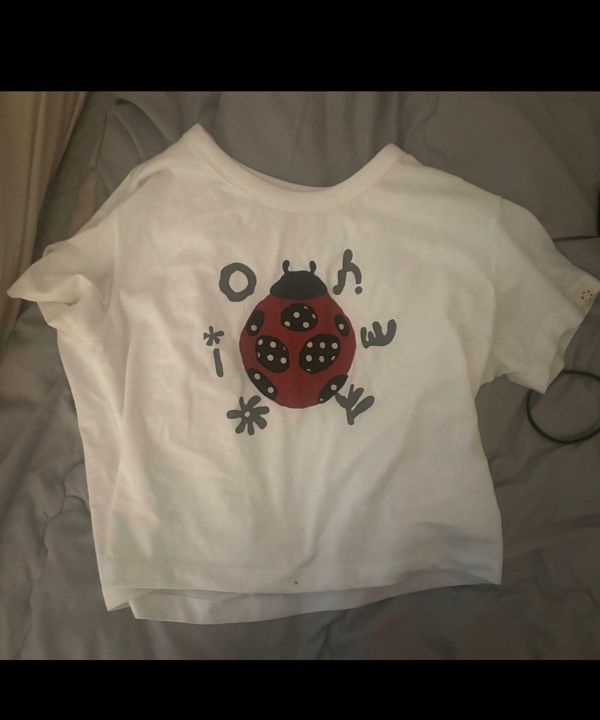 ◆OHESHIO◆ DOT BUG PATCHY TSHIRT IVORY 25SS-12011OD MUSINSA | OHESHIO DOT BUG PATCHY T-SHIRT, IVORY