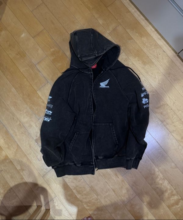 MUSINSA | HONDA MOTORCYCLE APPAREL Honda Racing Hoodie Cap Zip