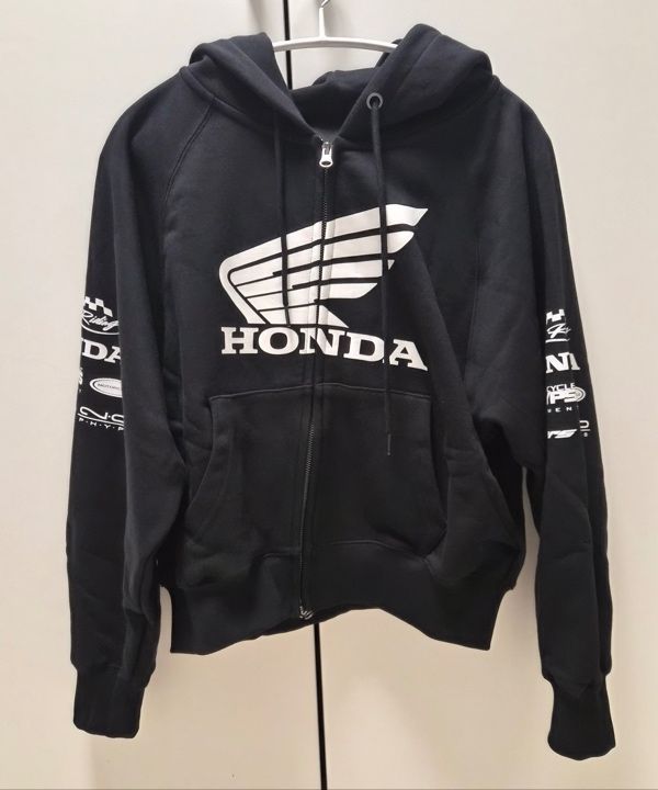 MUSINSA | PHYPS MOTORCYCLE Womens Wing Collect Logo Crop Hoodie