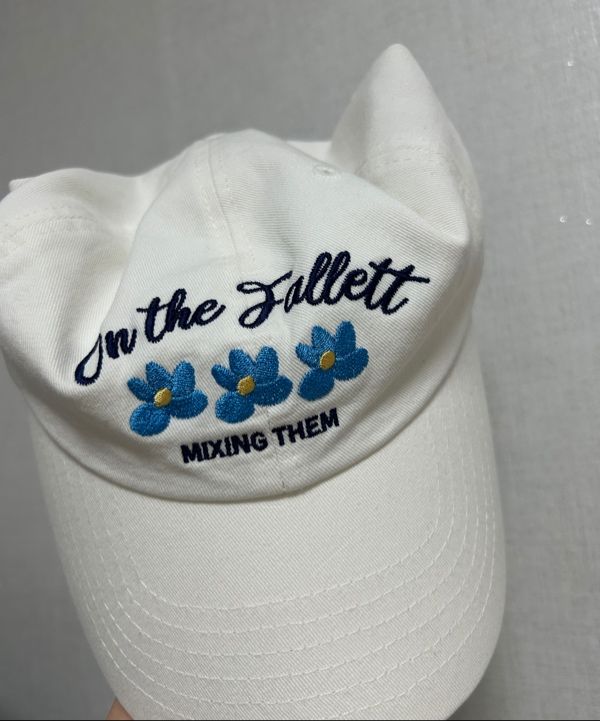 キャップ [FALLETT] FLOWER ON THE PALLET BALL CAP MUSINSA | FALLETT Flower on the Palette Ball Cap Navy