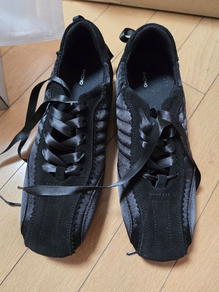 MUSINSA | KHIHO Plie back ribbon sneakers 3 colors