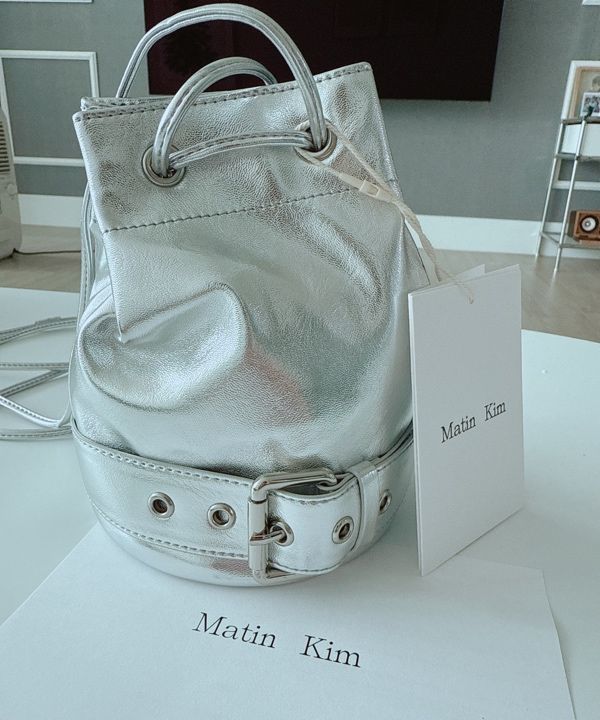 ★Matin Kim★BELTED MINI BUCKET BAG MUSINSA | MATIN KIM BELTED MINI BUCKET BAG IN BLACK