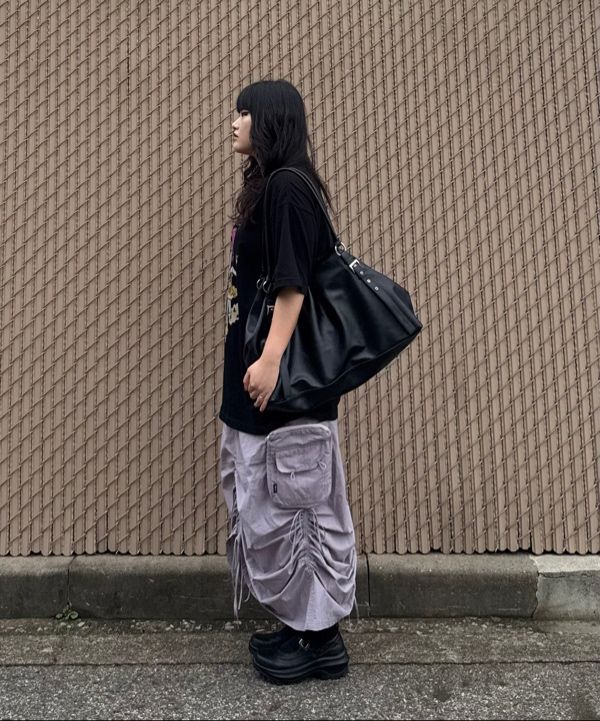 MUSINSA | YEOMIM trapez bag (black)