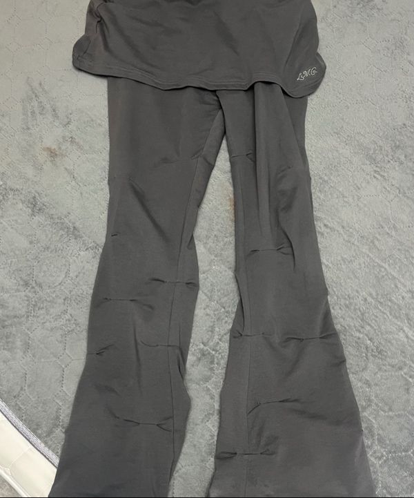 ★2025SS新作★LMC★WM SKIRT LAYRED SHIRRING SWEAT PANTS WM SKIRT LAYRED SHIRRING SWEAT PANTS black - LMC | 60