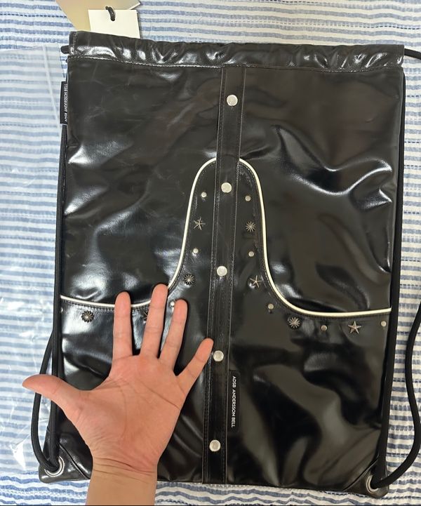 MUSINSA | ANDERSSON BELL Western Drawstring Bag aaa459u(BLACK)