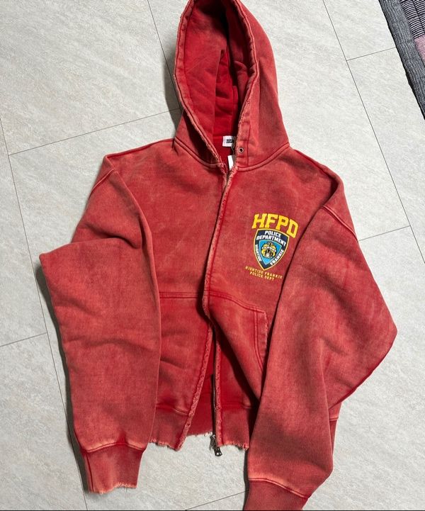 MUSINSA公式 | HIGHTIDE FRANKIE HFPD HOOD ZIPUP RED