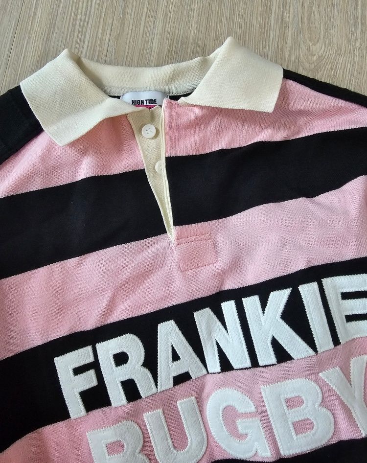 MUSINSA | HIGHTIDE FRANKIE FRANKIE RUGBY KNIT BLACK