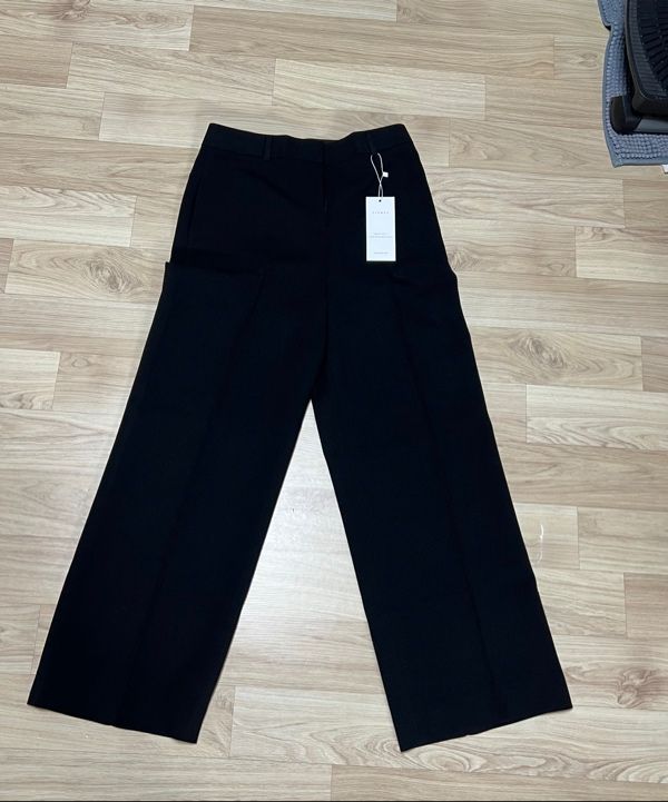 MUSINSA | SIYAZU SIPT7145 Basic Flow Wide Slacks_Black