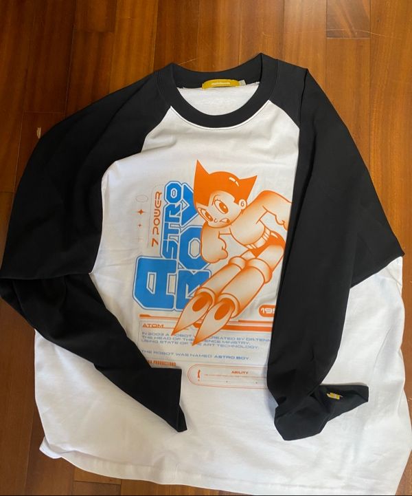★MAINBOOTH★Cyberpunk Raglan T-shirt(BLACK)★正規品/送料込 MUSINSA公式 | MAINBOOTH [Atom] Cyberpunk Raglan T-shirt (Black)