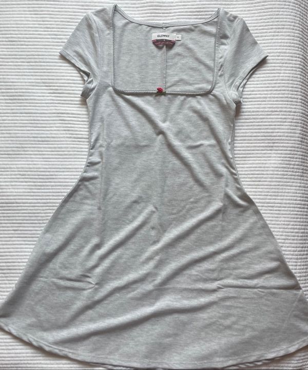 ワンピース GLOWNY ROSY SCOOP MINI DRESS 5BFM147 MUSINSA | GLOWNY ROSY SCOOP MINI DRESS (WHITE MELANGE)
