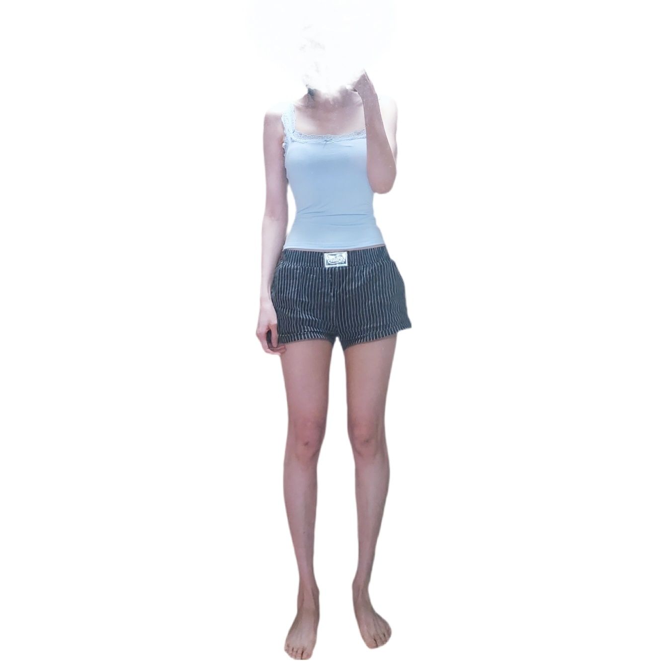 MUSINSA公式 | GLOWNY RUBY LACE CAMI (BLACK)