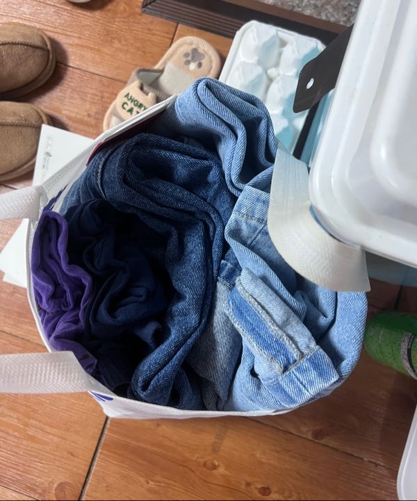 Heart stitch denim light blue Sサイズ Heart stitch denim color