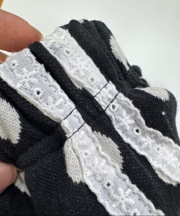 韓国商品/RONRON DOT LACE LINE SWEAT PANTS MUSINSA | RONRON DOT LACE LINE SWEAT PANTS CHARCOAL