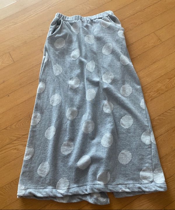 ★2025SS新作★RONRON★BIG DOT BANDING MAXI SKIRT MUSINSA | RONRON BIG DOT BANDING MAXI SKIRT GREY