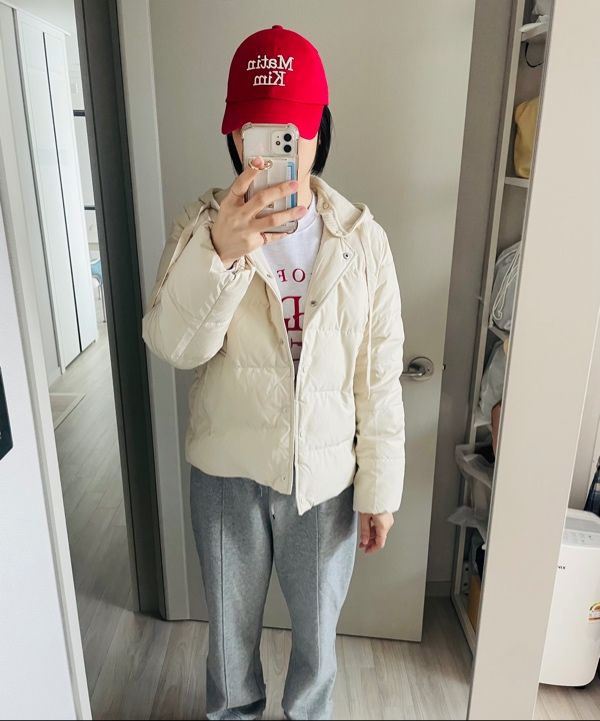 MUSINSA | MATIN KIM MATIN VOLUME LOGO BALL CAP IN BEIGE