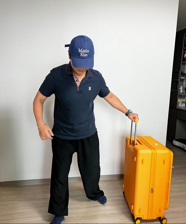 MUSINSA | MATIN KIM MATIN VOLUME LOGO BALL CAP IN RED