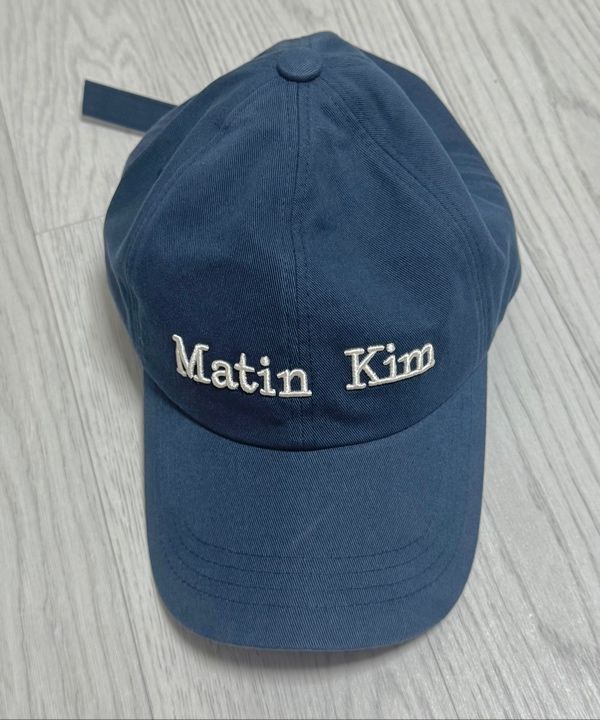 MUSINSA | MATIN KIM MATIN CLASSIC LOGO BALL CAP IN BLACK