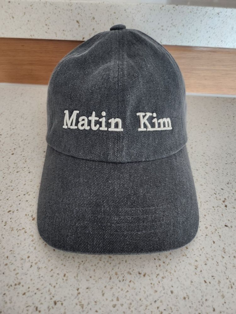 MUSINSA | MATIN KIM MATIN CLASSIC LOGO BALL CAP IN GREY