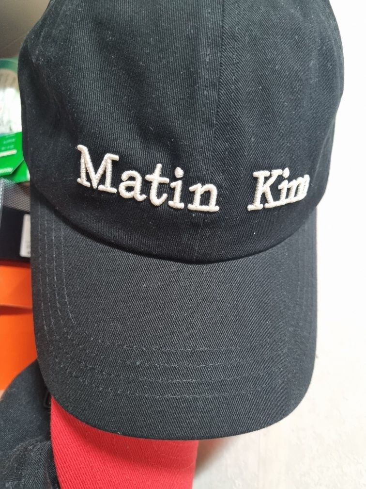 MUSINSA公式 | MATIN KIM MATIN CLASSIC LOGO BALL CAP IN BLACK