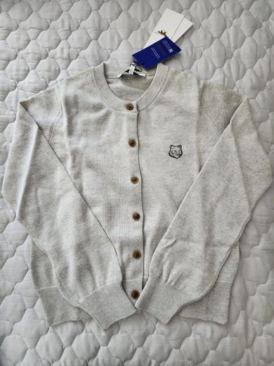 fox head patch chillax fox patch adjusted cardigan