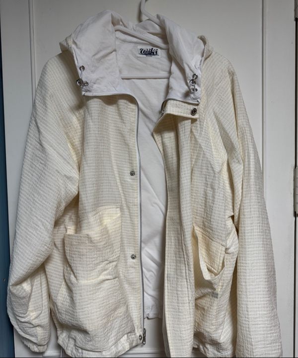 ★Wai Kei★ Reversible Check Windbreaker Ivory YKBE01JK02-1 MUSINSA公式 | WAI KEI Reversible Check Windbreaker Ivory