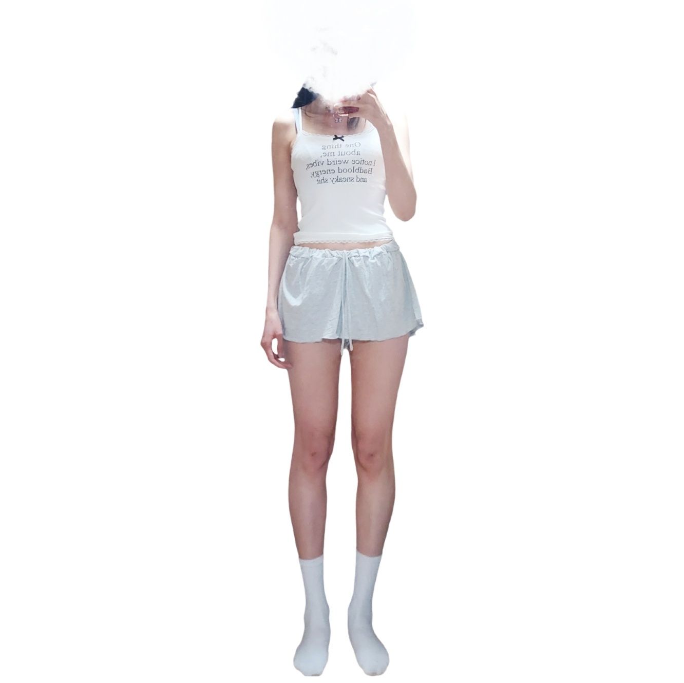 ★GLOWNY★ TWIRL FLARE SHORTS (WHITE MELANGE) MUSINSA | GLOWNY TWIRL FLARE SHORTS (WHITE MELANGE)