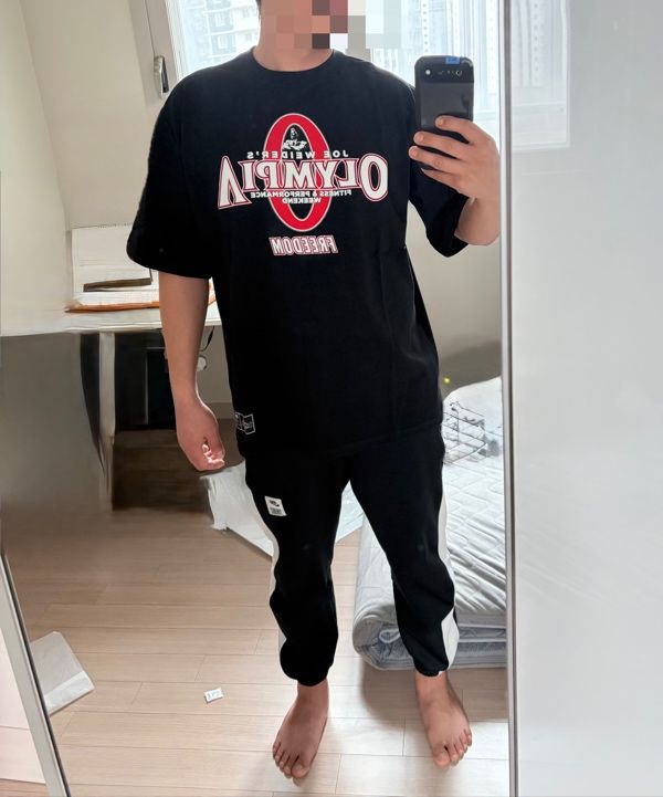 MUSINSA公式 | FREEDOM オリンピアビッグロゴTシャツ_2カラー