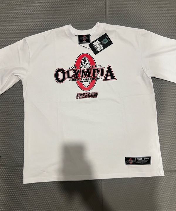 MUSINSA公式 | FREEDOM Olympia Big Logo T-Shirt_2color