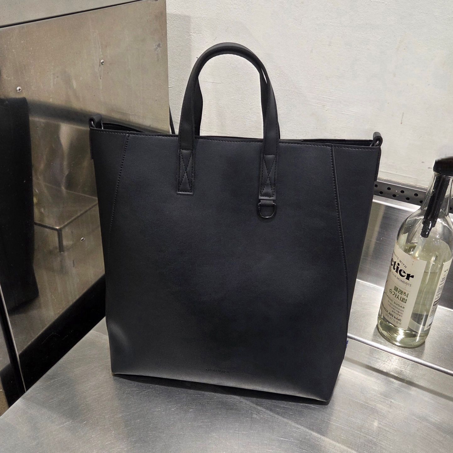トートバッグ qualpack Essential Tote Bag 302 Black QC302bk MUSINSA | QUALPACK Essential Tote Bag 302 Black