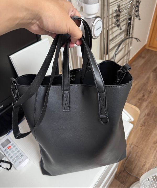 トートバッグ qualpack Essential Tote Bag 302 Black QC302bk MUSINSA | QUALPACK Essential Tote Bag 302 Black
