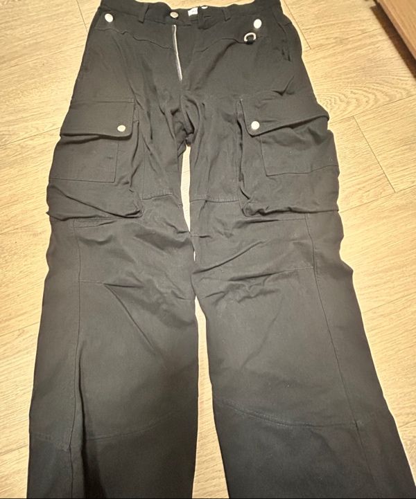 ◆ROCKCAKE◆ Open Pocket Cargo Pants Charcoal MUSINSA | ROCKCAKE Open Pocket Cargo Pants - Charcoal