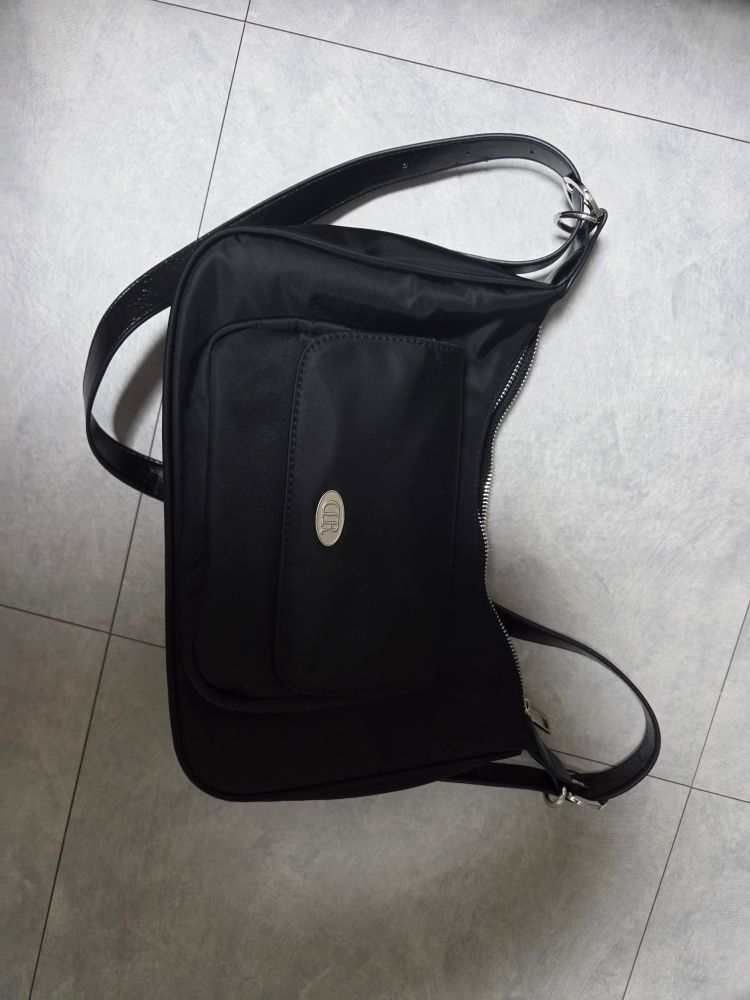 ★dumaro★ Pop Two Way Crossbody Bag Black Nylon MUSINSA | DUMARO Pope Two Way Crossbody Bag / Black Nylon