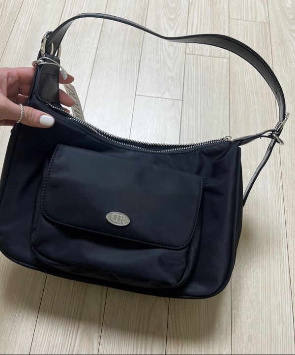 ★dumaro★ Pope Two Way Crossback Black MUSINSA | DUMARO Pope Two Way Crossbody Bag / Black Nylon