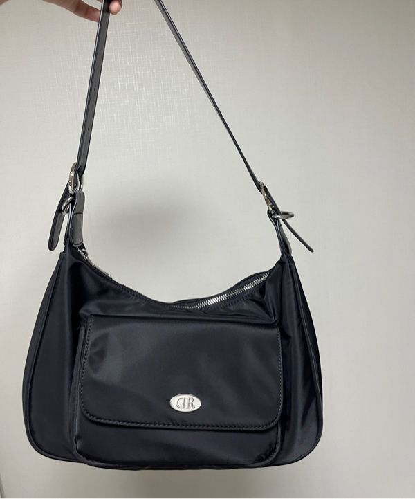 ★dumaro★ Pop Two Way Crossbody Bag Black Nylon MUSINSA | DUMARO Pope Two Way Crossbody Bag / Black Nylon