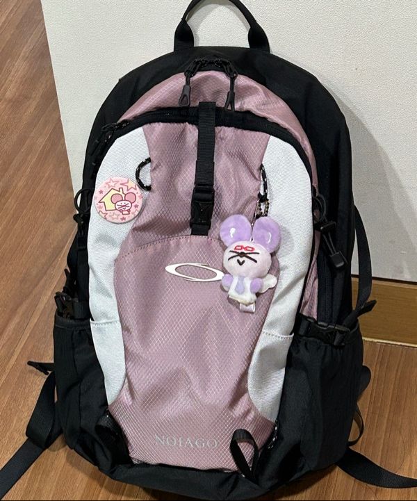 ◆NOIAGO◆ Nylon Daily Backpack Pink NOI1538 MUSINSA | NOIAGO NOI1538 Nylon Daily Backpack (Pink)