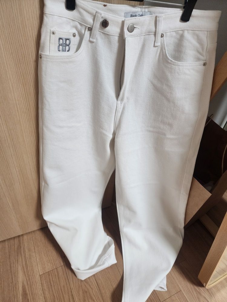 MUSINSA公式 | ROCKCAKE Lettering Hide Pants - Black