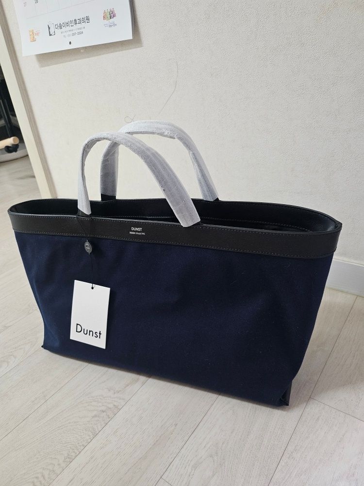 ★Dunst★ CANVAS LEATHER TOTE BAGUDBA5E213NAVY BLACK MUSINSA | DUNST FOR WOMEN CANVAS LEATHER TOTE