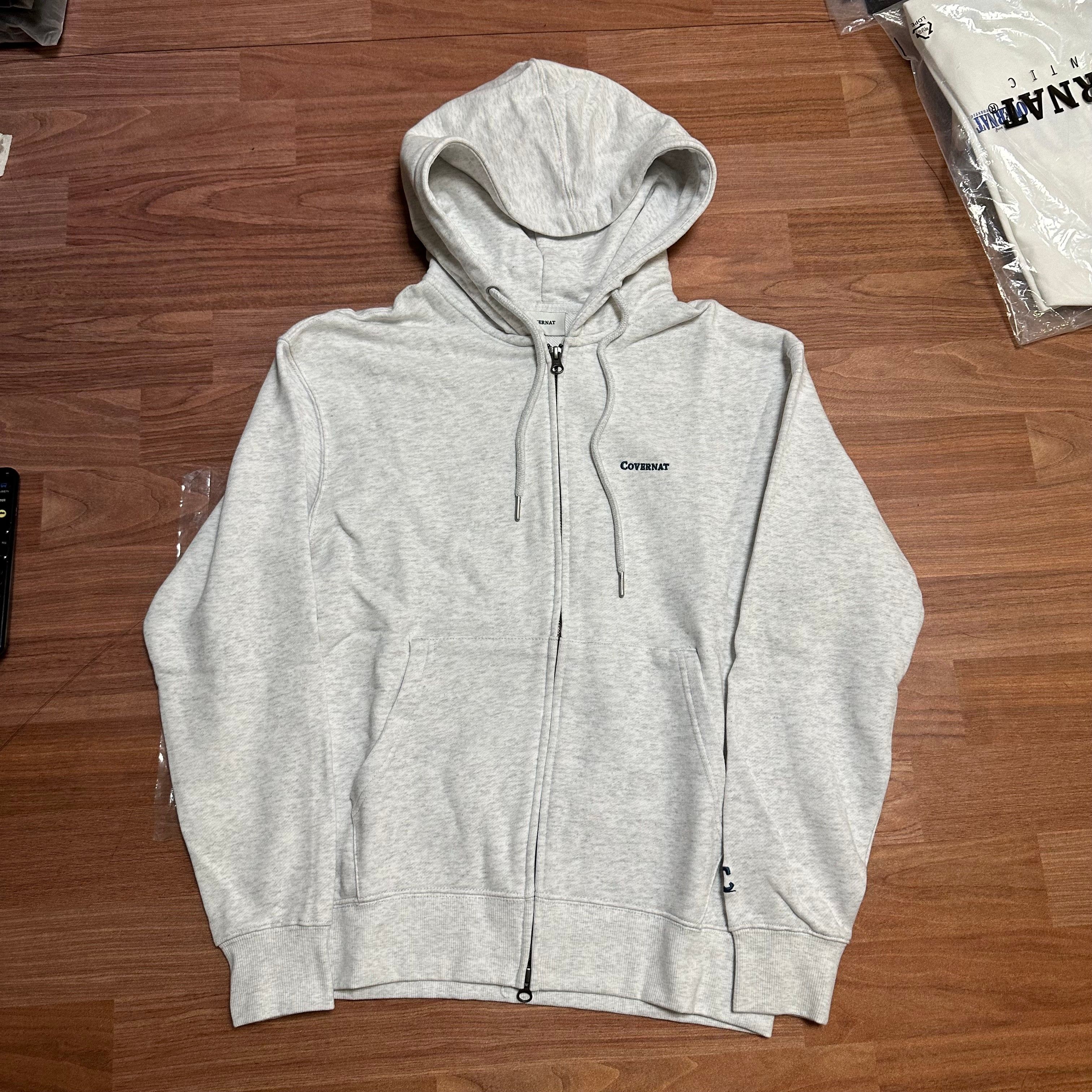 MUSINSA公式 | COVERNAT Small Authentic Hoodie Heather Gray