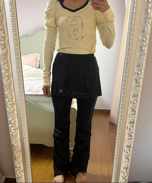 MUSINSA | SCULPTOR Good Girl Collar Tee Butter