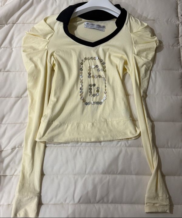 トップス SCULPTOR Good Girl Collar Tee Butter MUSINSA | SCULPTOR Good Girl Collar Tee Butter