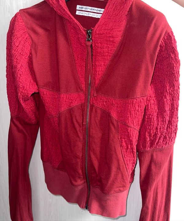 sculptor パーカー Puff Sleeve Zip-Up Hoodie Puff Sleeve Zip-Up