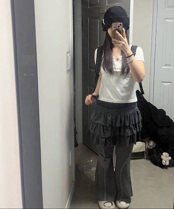 【hug your skin】25ss Star stitched top MUSINSA | HUG YOUR SKIN Star Stitch Top (White)