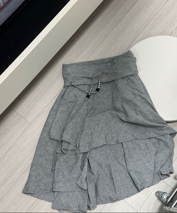 ● HUG YOUR SKIN ● Star Flared Midi Skirt MUSINSA | HUG YOUR SKIN Star Flared Midi Skirt (Grey)