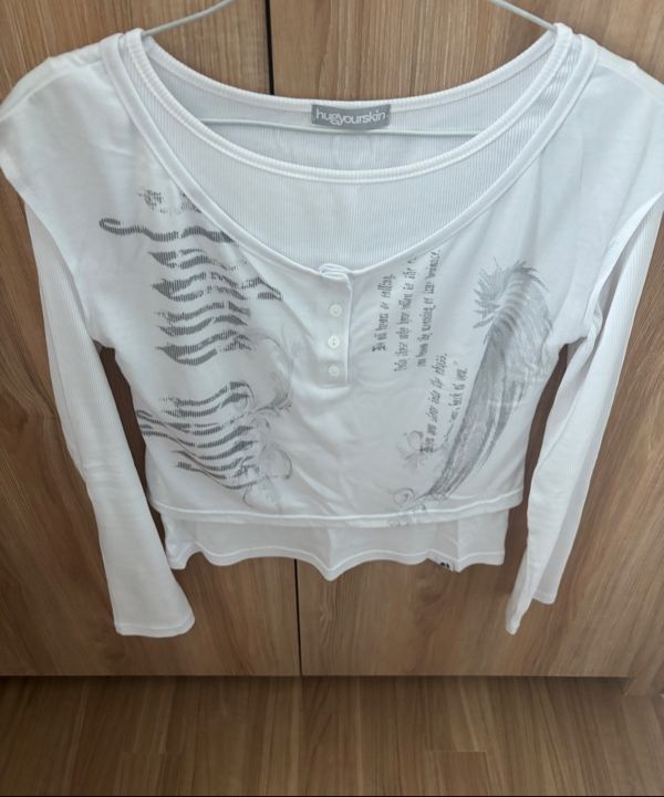 hug your skin☆Fallen angel layered top MUSINSA | HUG YOUR SKIN Fallen Angel Layered Top (White)