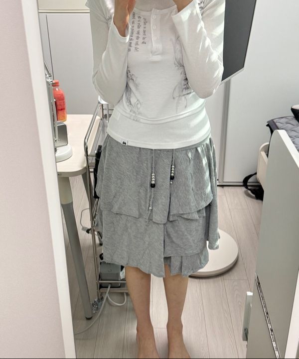 【HUGYOURSKIN】Fallen Angel Layered Top in White MUSINSA | HUG YOUR SKIN Fallen Angel Layered Top (White)